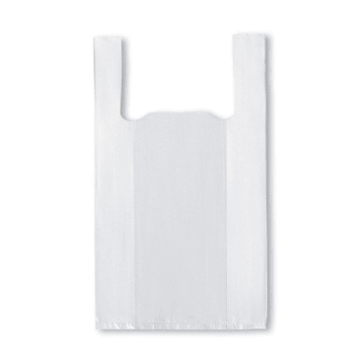 100 Bolsas Camiseta blanca 60x70 cm