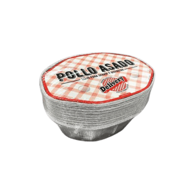 Envase Aluminio Pollo