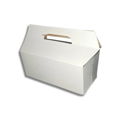 Caja Pollo blanca