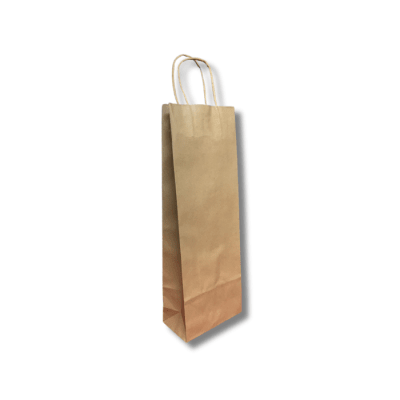Bolsa Kraft C/manilla 14x40x8 cm