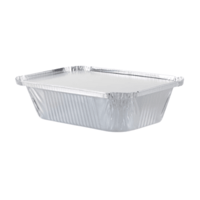 Contenedor de Aluminio C/tapa C-20, 20 unidades