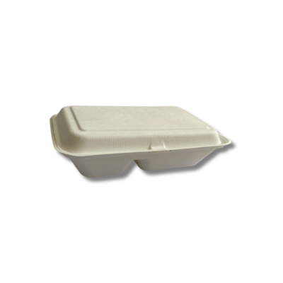 Envase Compostable C/división, 1000 cc