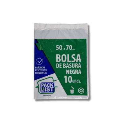 Bolsa Basura 50x70 cm, 10 unidades