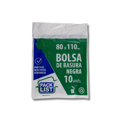 Bolsa Basura 80x110 cm, 10 unidades
