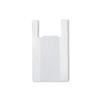 100 Bolsas Camiseta blanca 40x50 cm