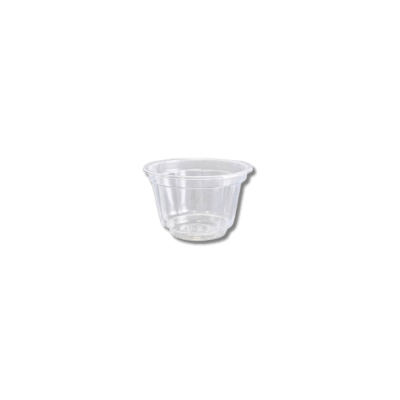 Envase Gelatinero transparente, 120cc, 50 unidades
