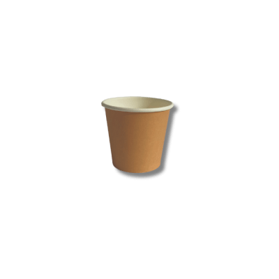 Vaso Kraft una capa 120 ml, 50 unidades
