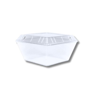 Bowl Cuadrado C/tapa 1550 ml