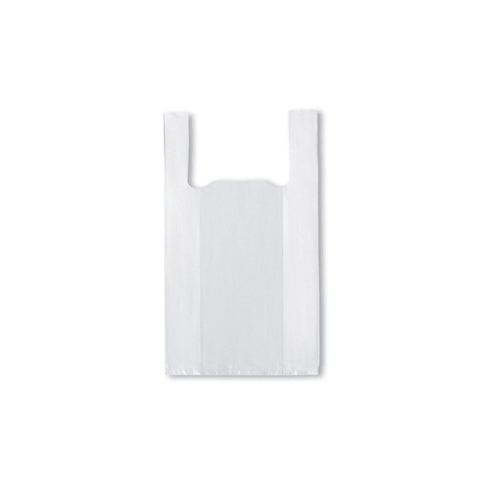 100 Bolsas Camiseta blanca 28x35 cm1