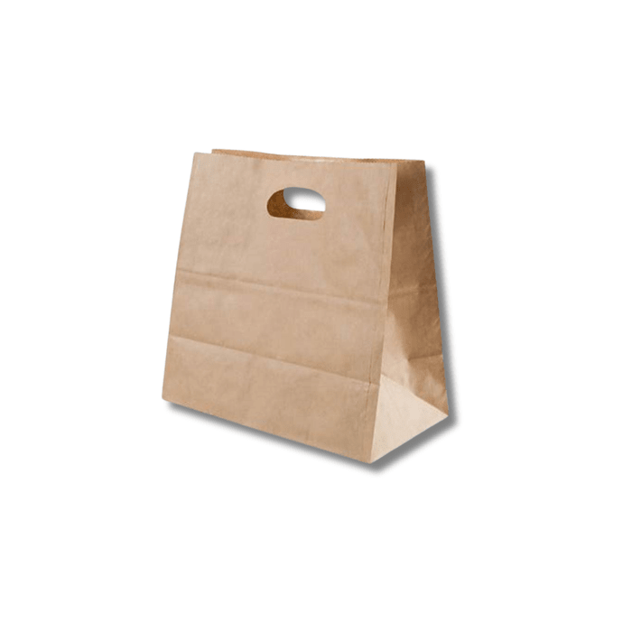 Bolsa Kraft C/troquel 28x28x15 cm1