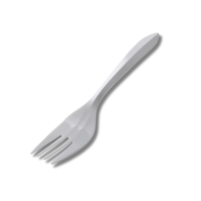 100 Tenedores blancos 14,5 cm1