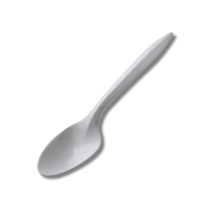 100 Cucharas blancas 14cm1