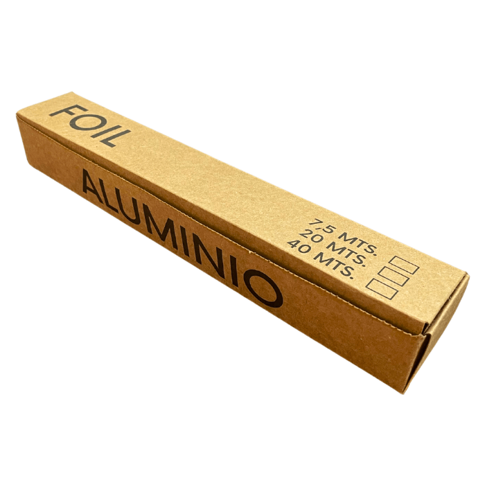 Rollo Aluminio con Estuche, 7,5 mts2