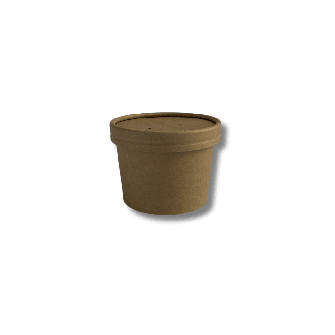 Pote Kraft C/tapa 240 ml, 25 unidades1