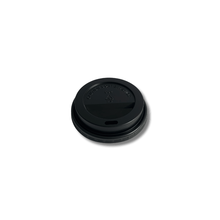 Tapa Capuccino negra 8 oz, 50 unidades1