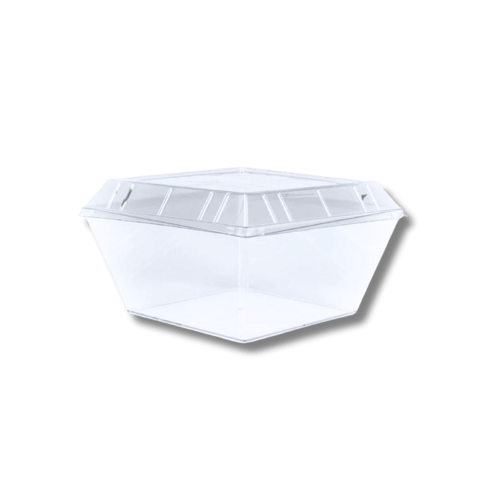 Bowl Cuadrado C/tapa 1550 ml1