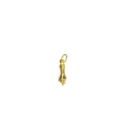 COLGANTE B/O 3MS PUÑO DE LA SUERTE PQÑ 15X5MM GALVANIZADO1