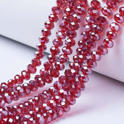 CRISTAL AUSTRIACO POR TIRA 6X5MM LADRILLO REFRACTARIO