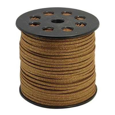 CORDON GAMUZA VARA DE ORO OSCURO 3MM1