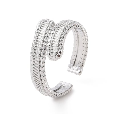ANILLO AJUSTABLE B/PLATINO DOBLE LINEA1