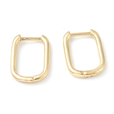 AROS LISTO B/O HUGGIE LISO OVALADO 15X2.1MM1