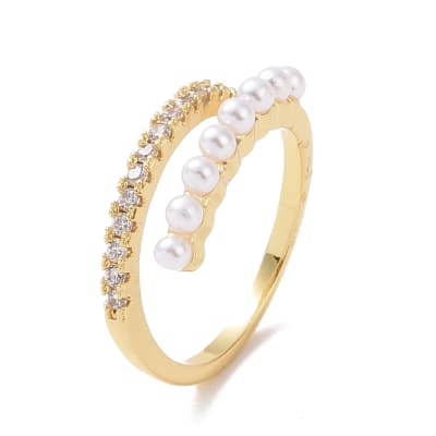 ANILLO AJUSTABLE B/ORO ZIRCONES Y PERLAS1