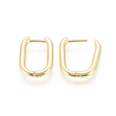 ARO LISTO B/O TIPO HUGGIE OVALADO 17X13MM