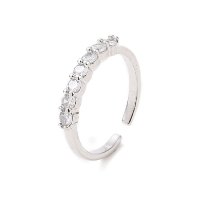 ANILLO AJUSTABLE B/PLATINO 7 ZIRCONES2