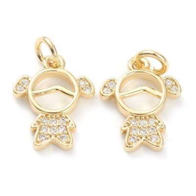 COLGANTE B/O NIÑA CON ZIRCONES 15X12MM1