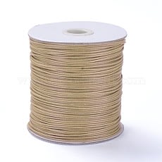 HILO DE POLIESTER ENCERADO 1.5MM PIEL DE SERPIENTE MARRON PERU1