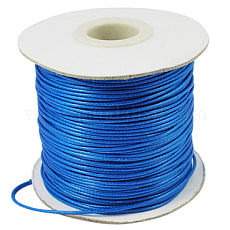 HILO DE POLIESTER ENCERADO 1.5MM PIEL DE SERPIENTE AZUL DODGER1