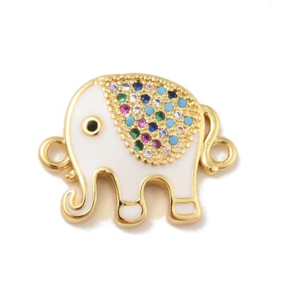 CONECTOR B/ORO ELEFANTE CON ZIRCONES1