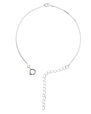 PULSERA B/PLATA 925 CONECTORA VENECIANA CON BROCHE