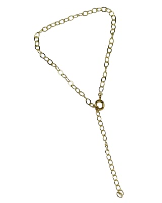 PULSERA B/O 3MS ESLABON CIRCULO PLANO 3.5MM 17CM+5CM