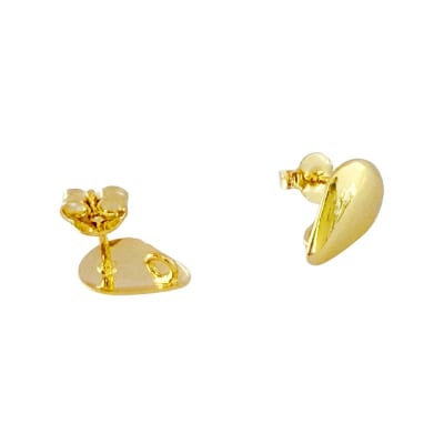 BASE DE ARO B/O 3MS GOTA LISA 12X8.5MM CON ARGOLLA SOLDADA1