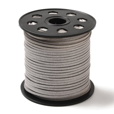 CORDON GAMUZA GRIS OSCURO 3MM1