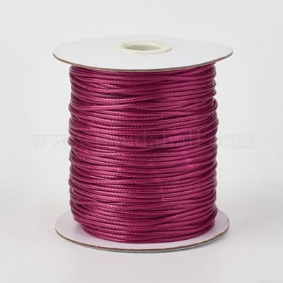 HILO DE POLIESTER ENCERADO 1.5MM PIEL DE SERPIENTE VIOLETA1
