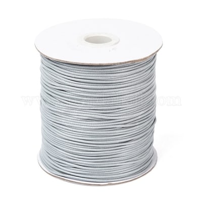 HILO DE POLIESTER ENCERADO 1.5MM PIEL DE SERPIENTE GRIS CLARO1