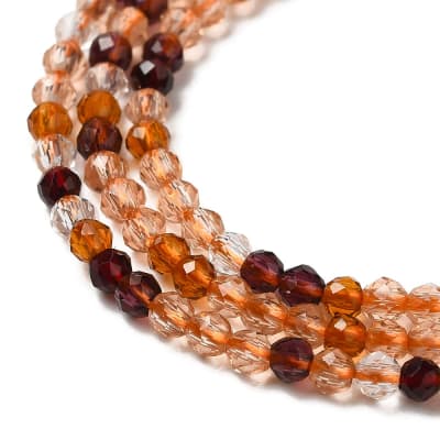 CRISTAL AUSTRIACO FACETADO 2MM CORALINO APROX. 188PCS.