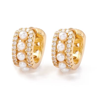 AROS LISTOS B/O ARGOLLAS DE PERLAS Y ZIRCONES 16X6MM2