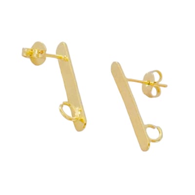 BASE ARO B/O 3MS PALITO 23X3MM CON ARGOLLA SOLDADA