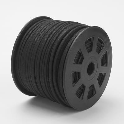 CORDON GAMUZA NEGRO 3MM1