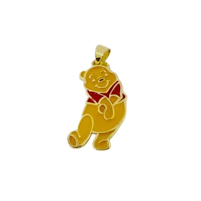COLGANTE B/O WINNIE POOH ESMALTADO 27MM1