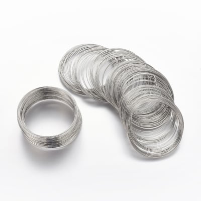 ALAMBRE DE MEMORIA ACERO 5.5 CM CAB 22 100 VUELTAS APROX