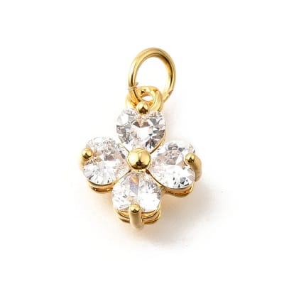 COLGANTE B/O TREBOL ZIRCONES 4 HOJAS1