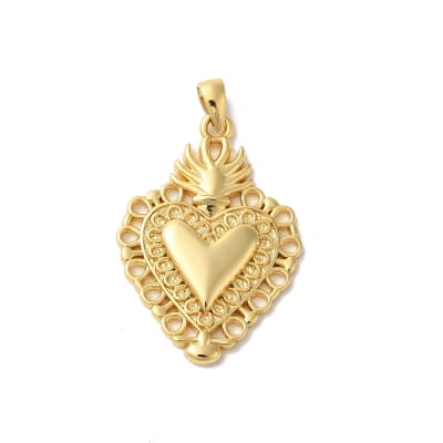 COLGANTE B/O CORAZON DETENTE 29X20MM