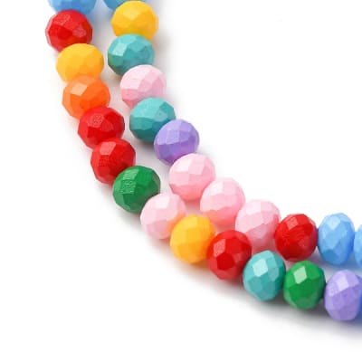 CRISTAL AUSTRIACO POR TIRA COLOR MEZCLADO 4.5x3.5~4MM1