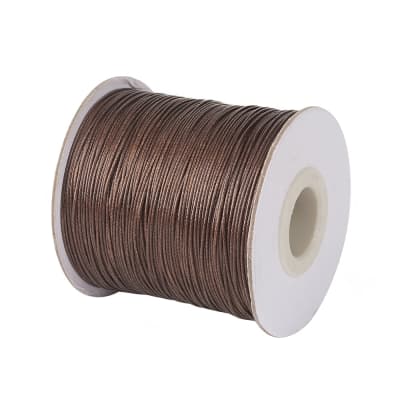HILO DE POLIESTER ENCERADO 0.5MM PIEL DE SERPIENTE MARRON CAMELLO1
