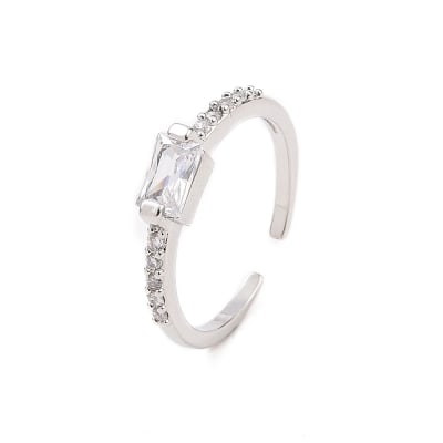 ANILLO B/PLATINO AJUSTABLE ZIRCON SOLITARIO RECTANGULAR2