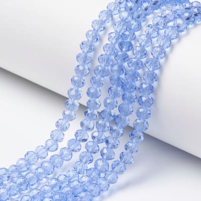 CRISTAL AUSTRIACO POR TIRA 4X3MM LUZ AZUL CIELO1